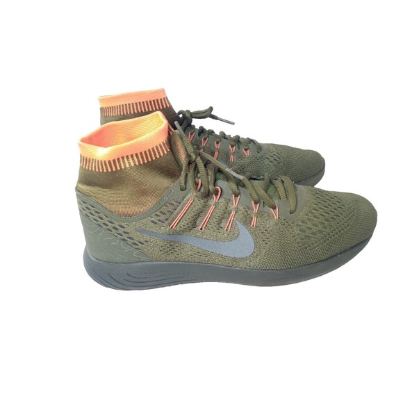 Nike Lunarglide 8 DB Side Legion Green Running Shoes Men's Size 11 - Picture 3 of 10